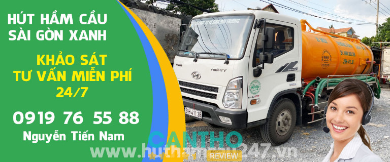 Sài Gòn Xanh hút hầm cầu chuyên nghiệp tại Cần Thơ