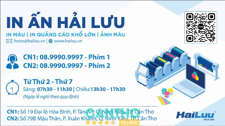 In ấn Hải Lưu là công ty in ấn tại Cần Thơ 