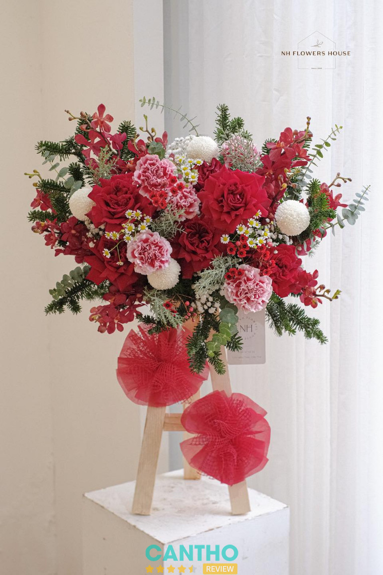 NH Flowers House chuyên hoa chúc mừng khai trương tại Cần Thơ