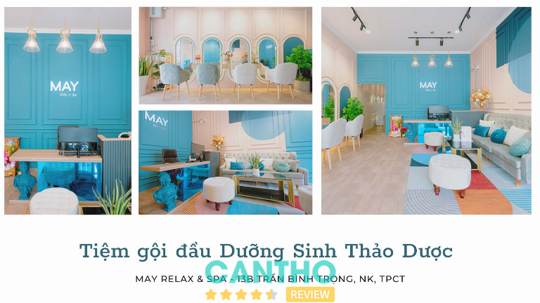 MAY Relax & Spa là địa chỉ gội đầu dưỡng sinh tại Cần Thơ