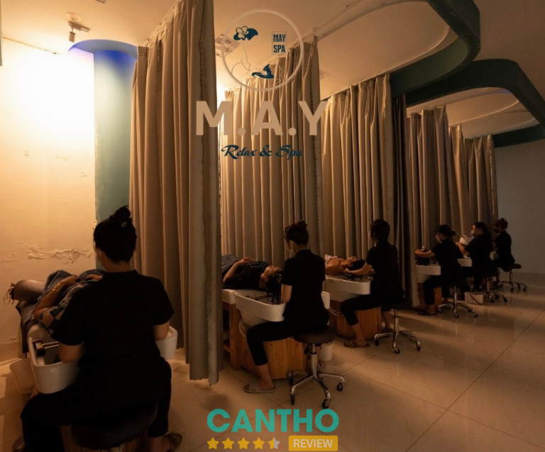 Dịch vụ gội đầu dưỡng sinh tại MAY Relax & Spa Cần Thơ 
