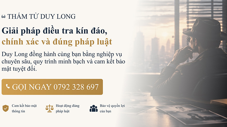Công ty dịch vụ thám tử Duy Long ở Cần Thơ