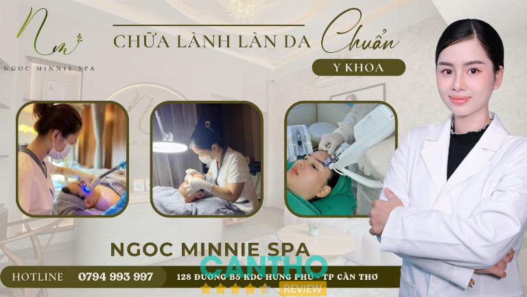 Ngoc Minnie Spa cung cấp dịch vụ chăm sóc mụn tại cần thơ