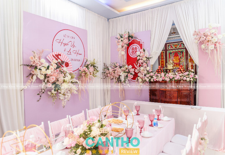 Dịch vụ trang trí gia tiên tại Cần Thơ của Cưới Hỏi Đăng Khoa 