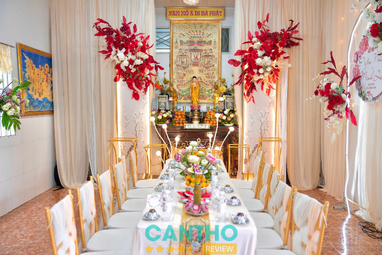 Dịch vụ trang trí gia tiên ngày cưới tại Cần Thơ của Trang Decor 