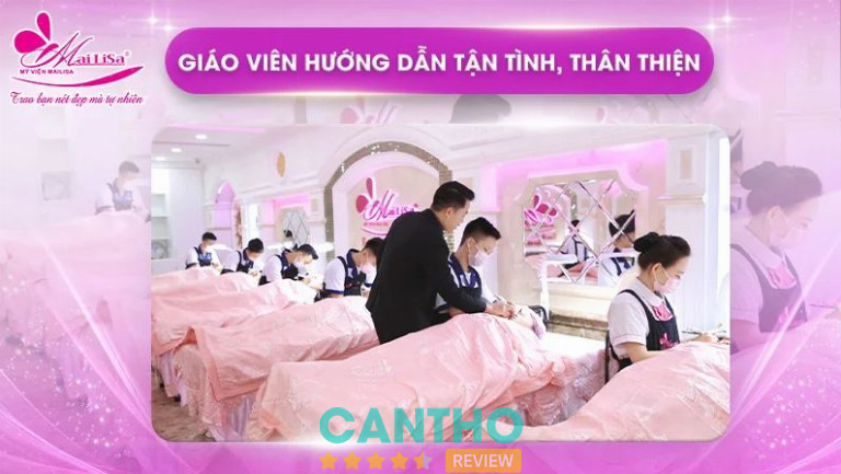 Thẩm mỹ viện Mailisa đào tạo phun xăm thẩm mỹ ở cần thơ