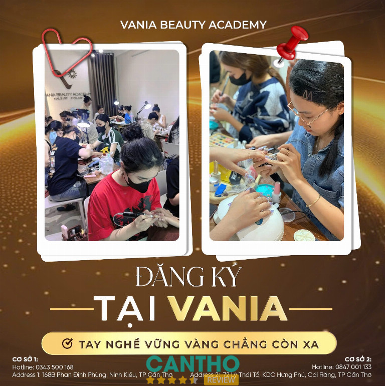 Vania Beauty Academy dạy nghề nail tại Cần Thơ