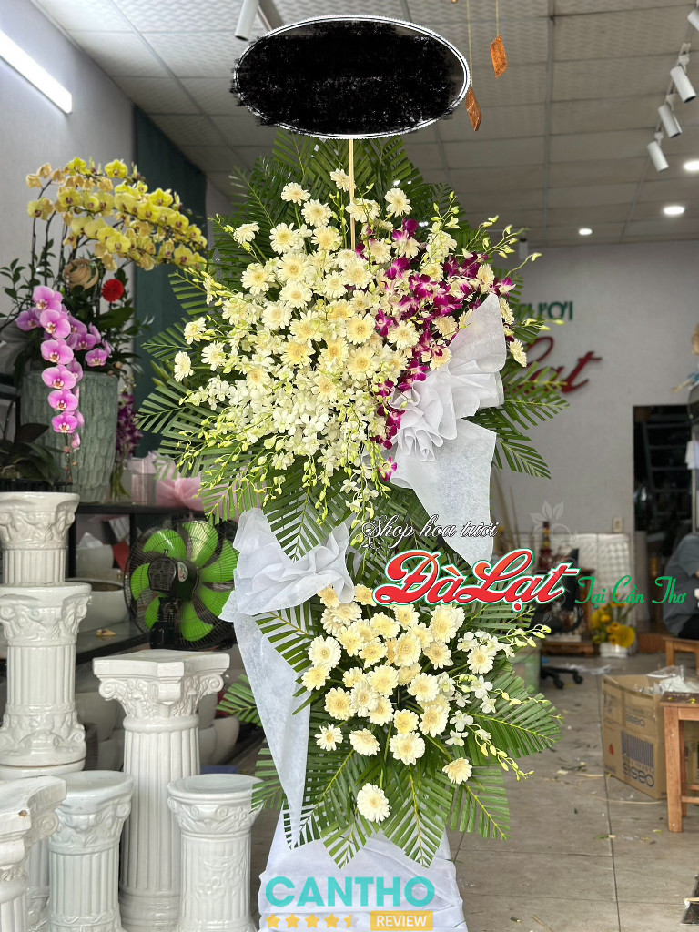 Hoa Tươi Đà Lạt cung cấp hoa viếng trang nghiêm ở cần thơ