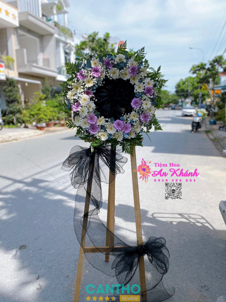 Tiệm Hoa An Khánh cung cấp kệ hoa viếng trang trọng ở Cần Thơ 