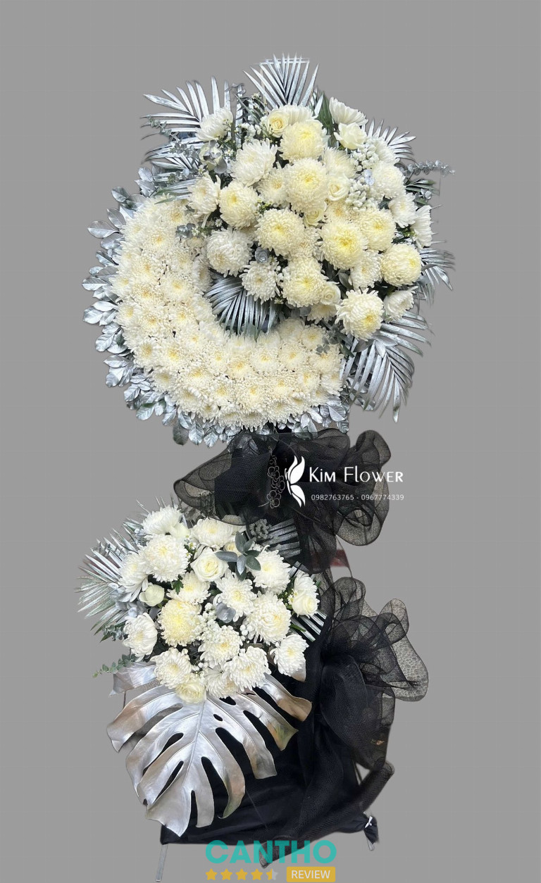 Kim Flower làm kệ hoa tang lễ trang nhã tại Cần Thơ