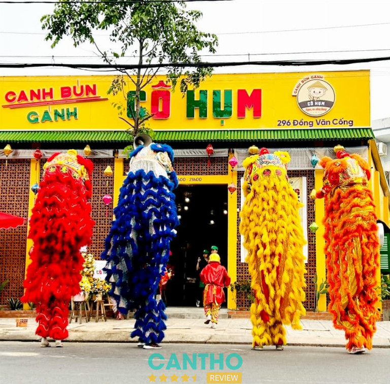 Đoàn Lân Sư Rồng Phúc Ấn Đường tại Cần Thơ