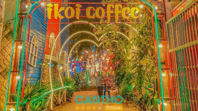 Cafe IKoi là quán cà phê cá Koi đẹp ở Cần Thơ
