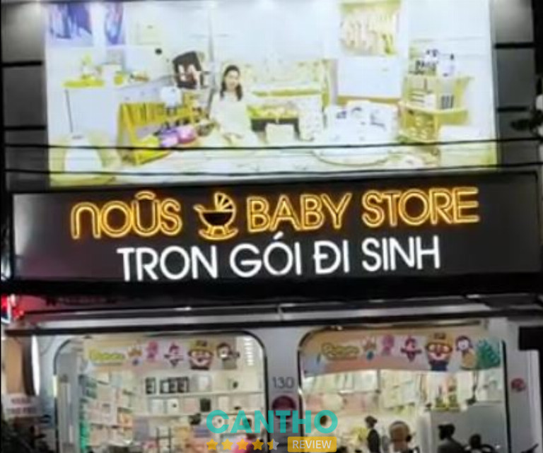 Nous Baby Store là shop chuyên đồ mẹ và bé ở Cần Thơ