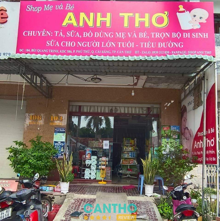 Shop Anh Thơ chuyên đồ mẹ và bé ở Cần Thơ