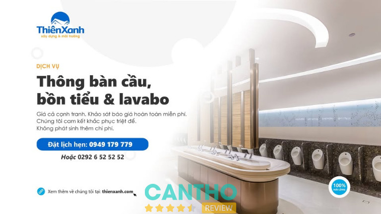 Công ty Thiên Xanh chuyên thông cống nghẹt tại Cần Thơ