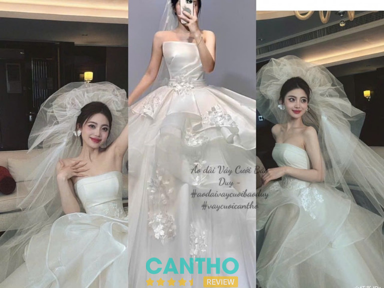 Áo Dài Váy Cưới Bảo Duy cho thuê áo cưới ở Cần Thơ