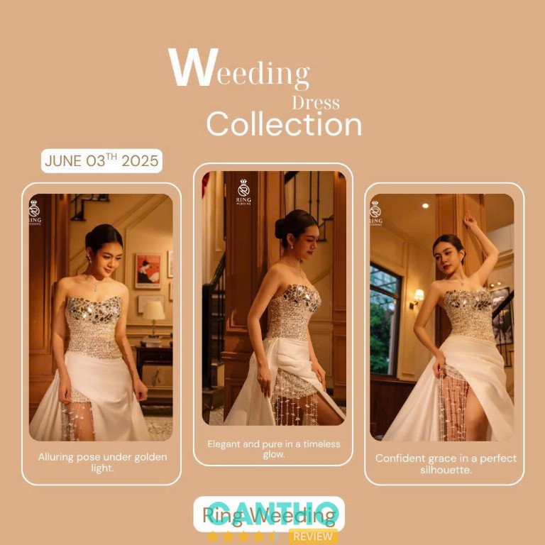 Ring Wedding Cần Thơ cho thuê váy cưới, áo dài, vest cưới 