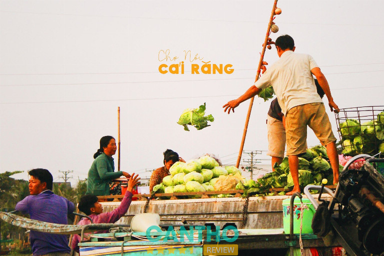 Ảnh đẹp chợ nổi cái răng cần thơ