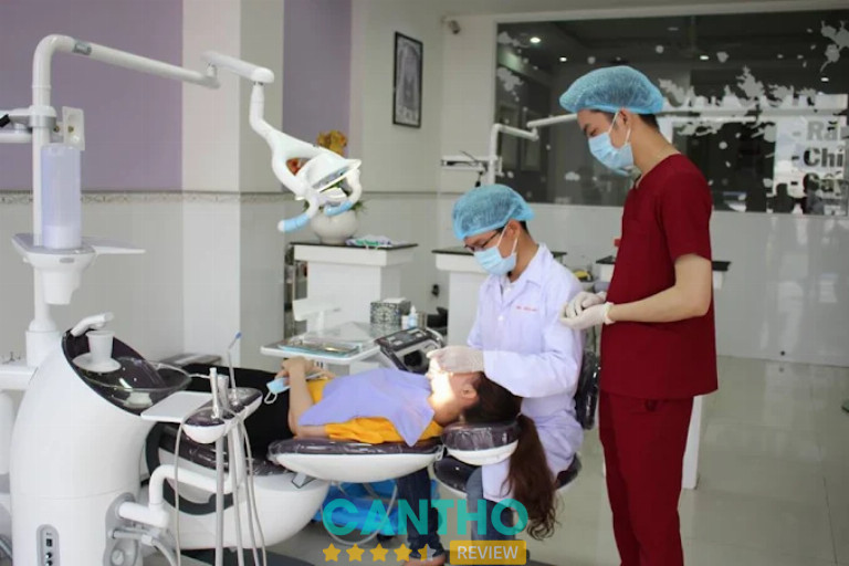 địa chỉ Nha Khoa Sài Gòn Bác Sĩ Lâm tẩy trắng răng ở Cần Thơ 