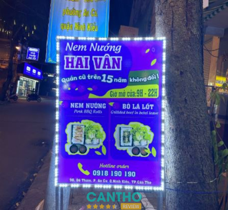 Nem Nướng Hai Vân Cần Thơ