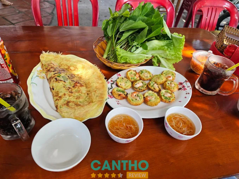 quán bánh xèo ở Ninh Kiều Tân Định