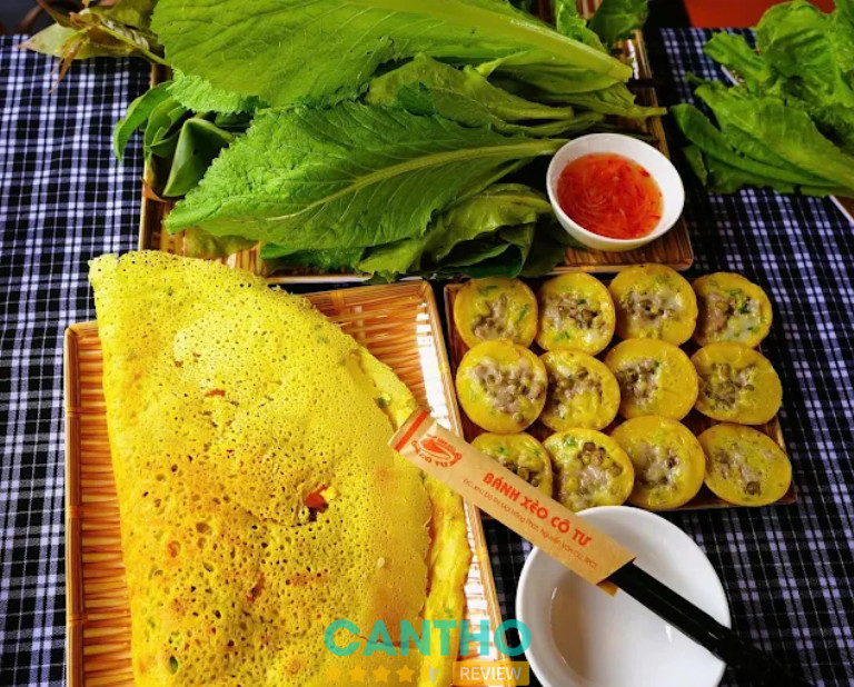 Cô Tư quán bánh xèo ở Ninh Kiều