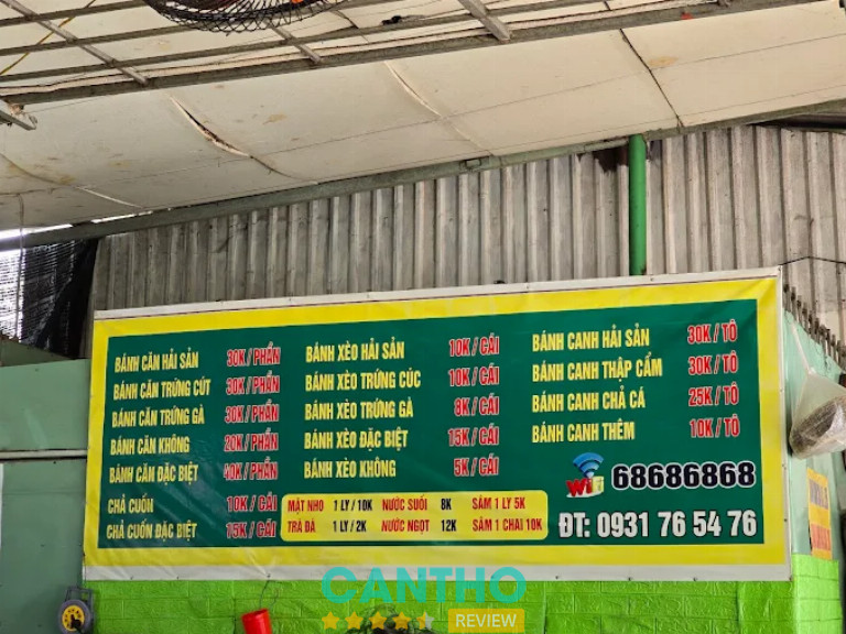Quán bánh xèo Ninh Thuận ở Ninh Kiều