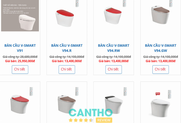 địa chỉ bán thiết bị vệ sinh Cần Thơ giá rẻ