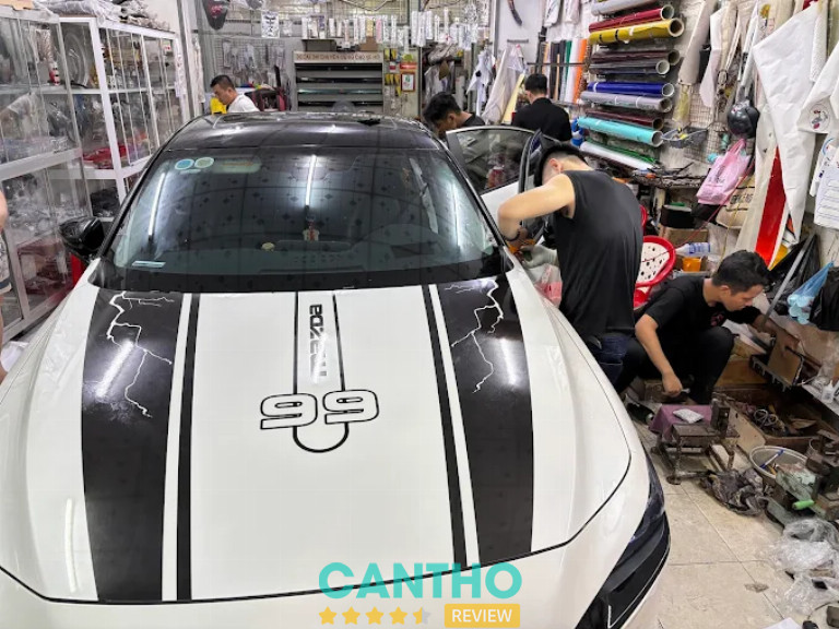 Tuấn 555 dán decal xe đẹp ở Cần Thơ 