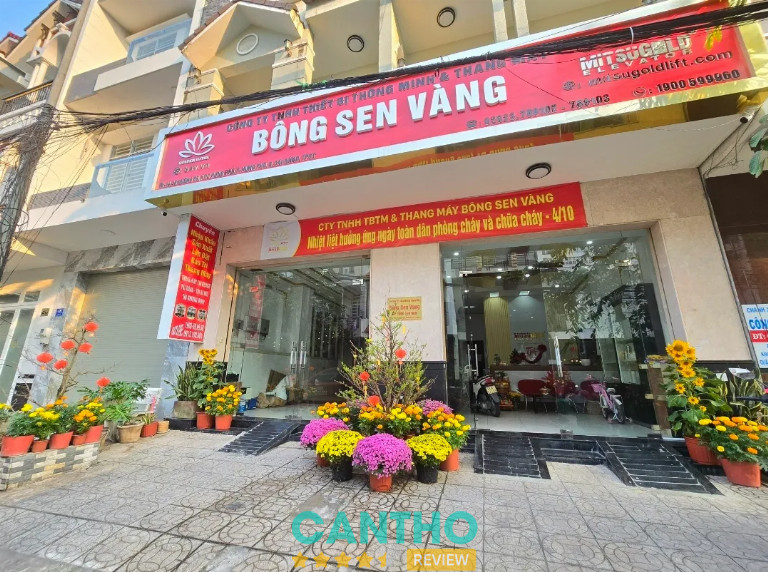 Công ty lắp đặt thang máy Cần Thơ Bông Sen Vàng