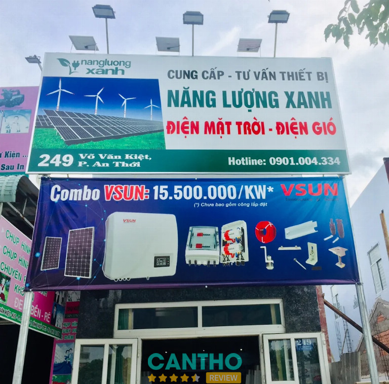 Đơn vị lắp đặt điện năng lượng mặt trời tại Cần Thơ Năng Lượng Xanh