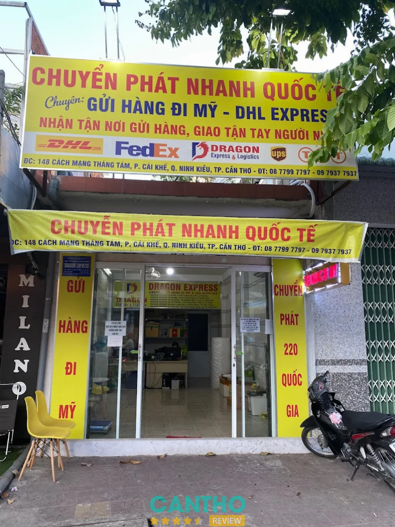 Dragon Express là công ty gửi hàng đi Mỹ ở Cần Thơ