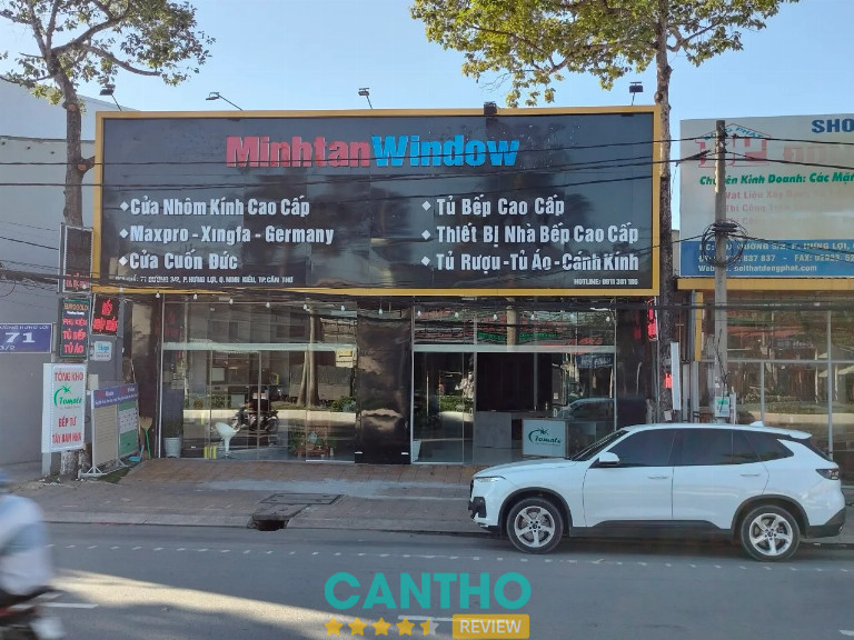 Cửa hàng nhôm kính Minh Tân ở Cần Thơ