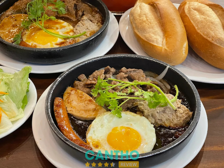 Quán bánh mì chảo ở Cần Thơ Mười