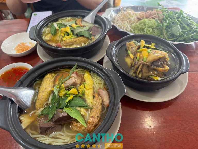 Quán bún cá ở Cần Thơ Châu Giang