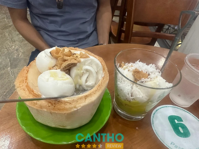 Kem Dừa Côn Đảo - Quán kem ngon ở Cần Thơ
