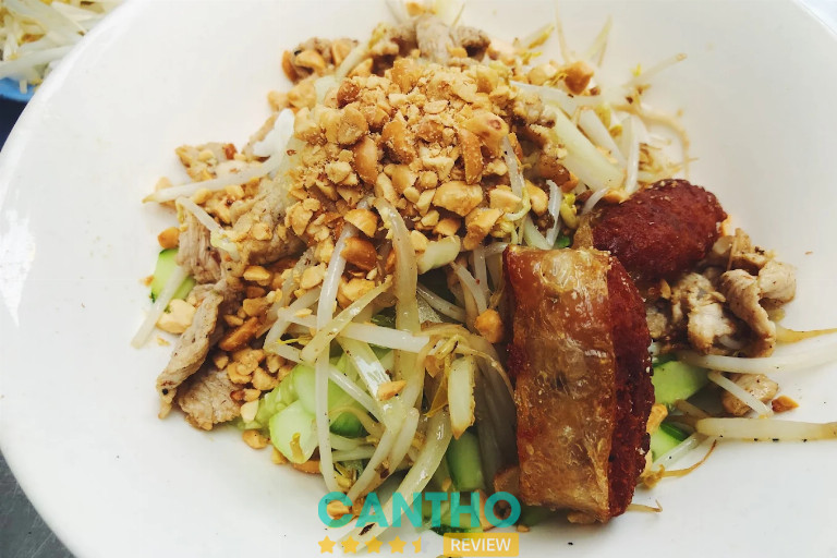 Quán ăn sáng ngon Ninh Kiều Cần Thơ - Bún thịt xào Cô Ba