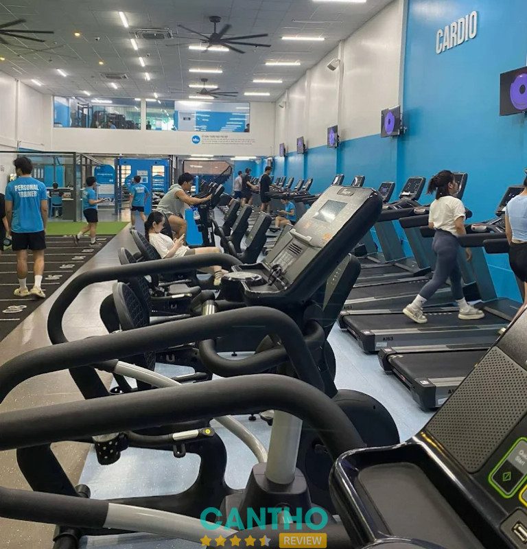 khu vực Cardio tại The New Gym Cần Thơ