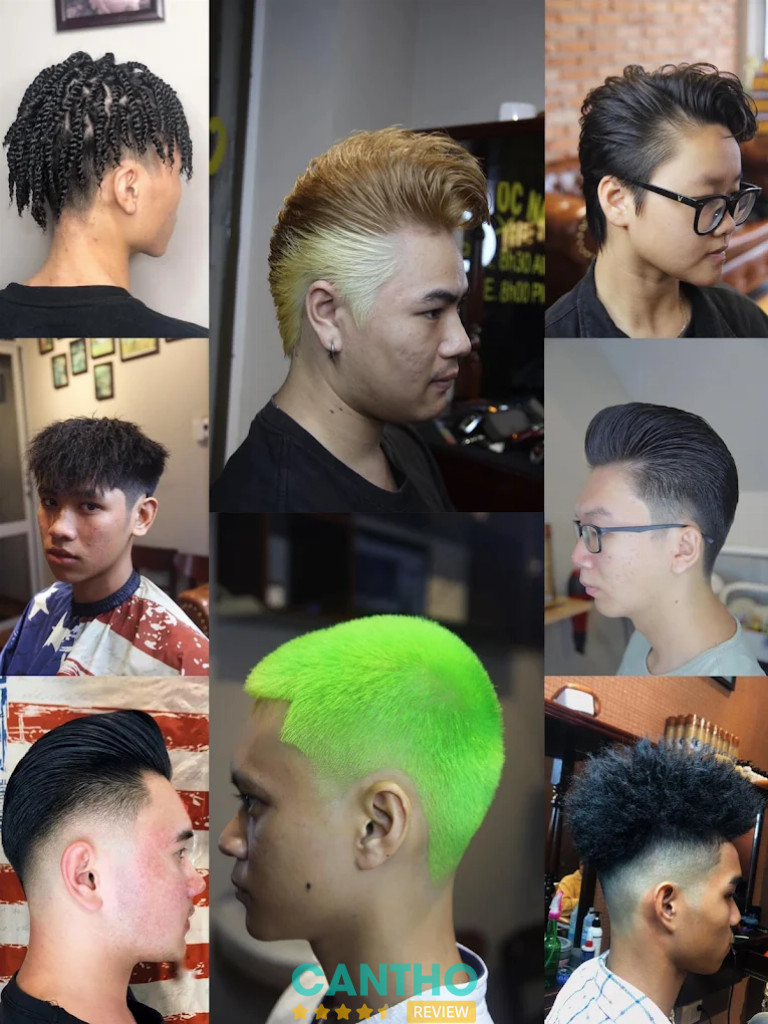 Tiệm cắt tóc nam đẹp Cần Thơ - The House Barbershop