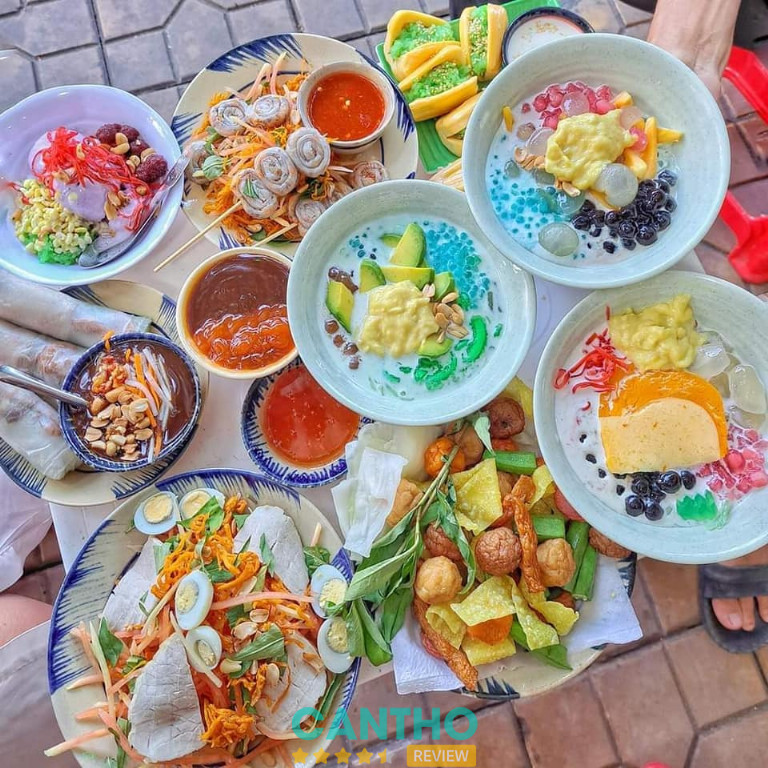 menu và giá các món ăn của Quán Chè Bà Hoàng