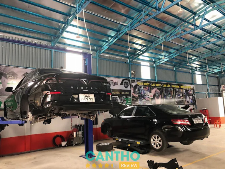 Garage ô tô Thái Huy sửa ô tô tại Vị Thanh