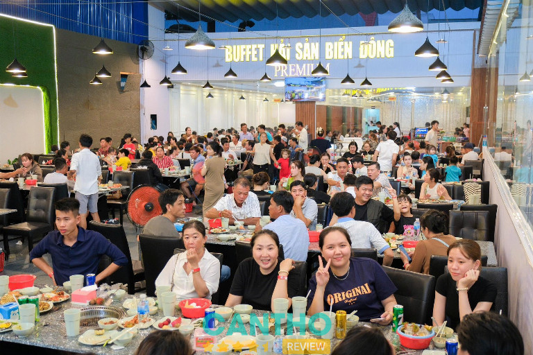 nhà hàng ngon nhất Cần Thơ - Buffet Hải sản Biển Đông