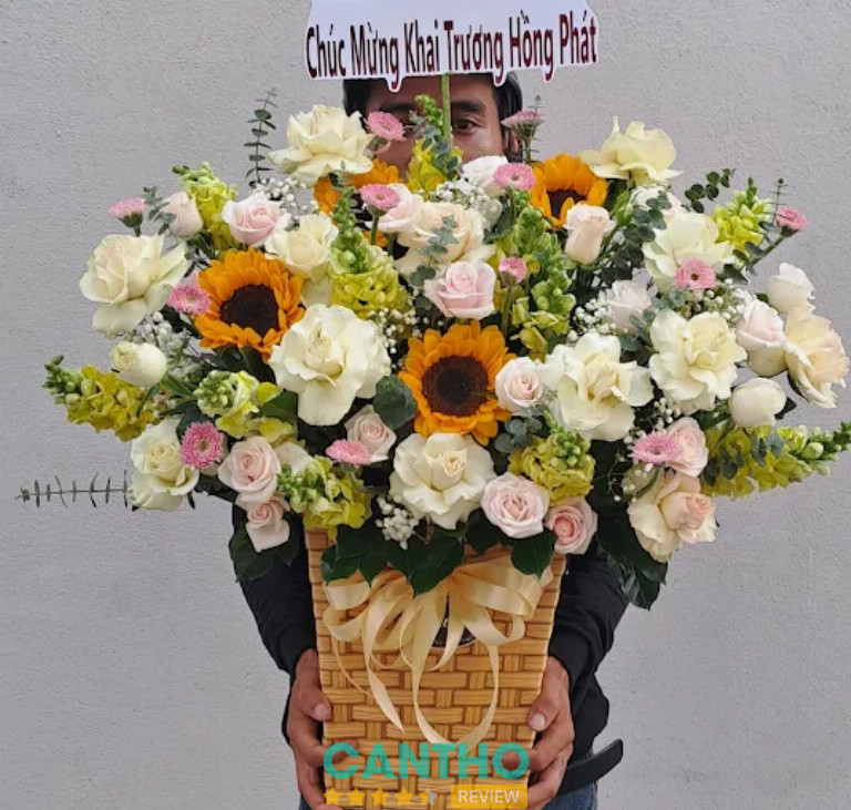 shop hoa khai trương Ngã Bảy giá rẻ -  Mỹ Anh