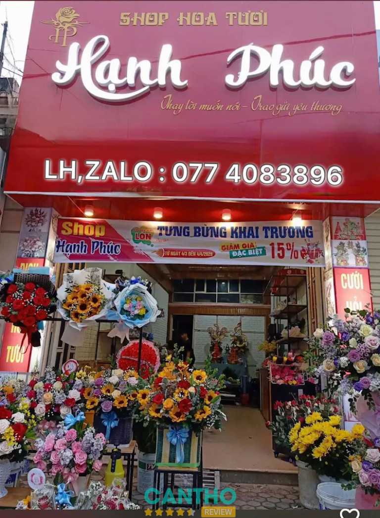 Shop Hoa Tươi Hạnh Phúc ở Ngã Bảy