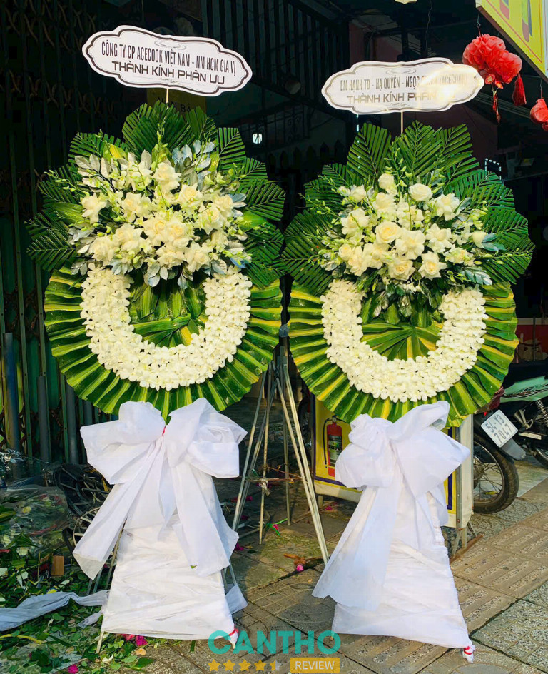Shop hoa viếng chia buồn Ngã Bảy chất lượng nhất