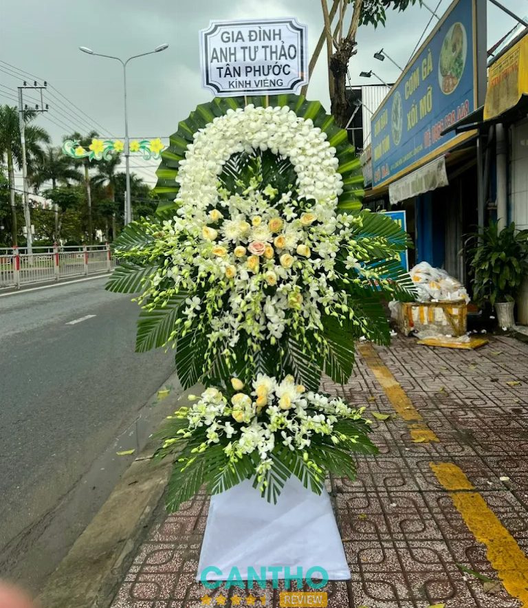 Shop hoa viếng chia buồn tại Ngã Bảy chất lượng