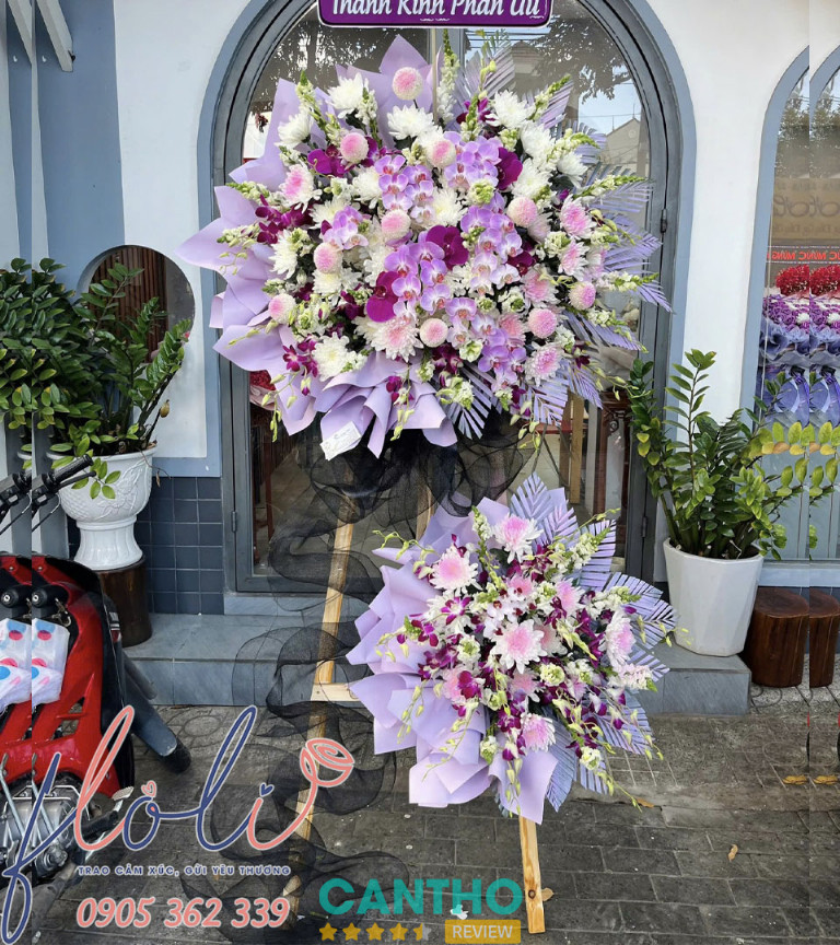 Shop hoa viếng chia buồn đẹp ở Ngã Bảy