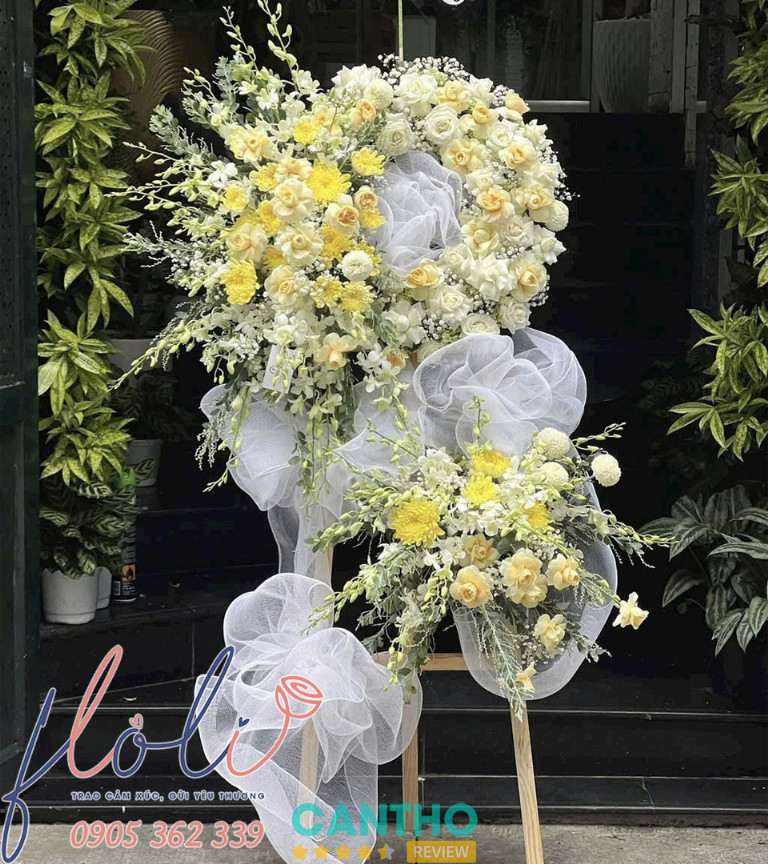 Shop hoa viếng đám tang ở Vị Thanh FLoLi