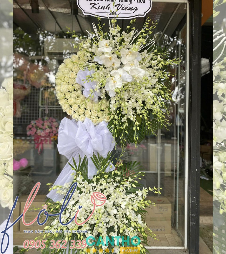 Shop hoa viếng chia buồn ở Vị Thanh FLoLi