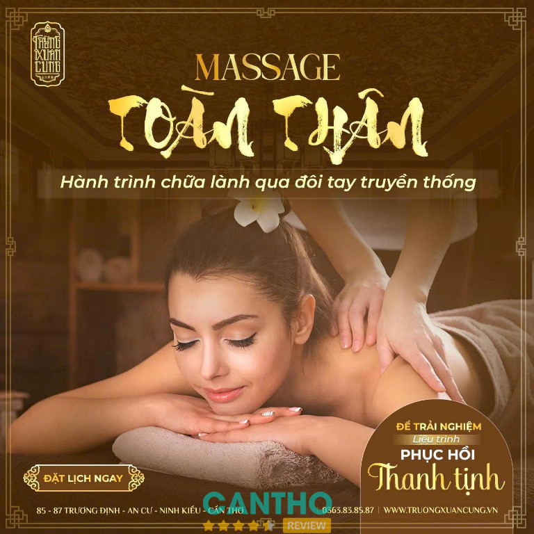 dịch vụ tại spa Trường Xuân Cung